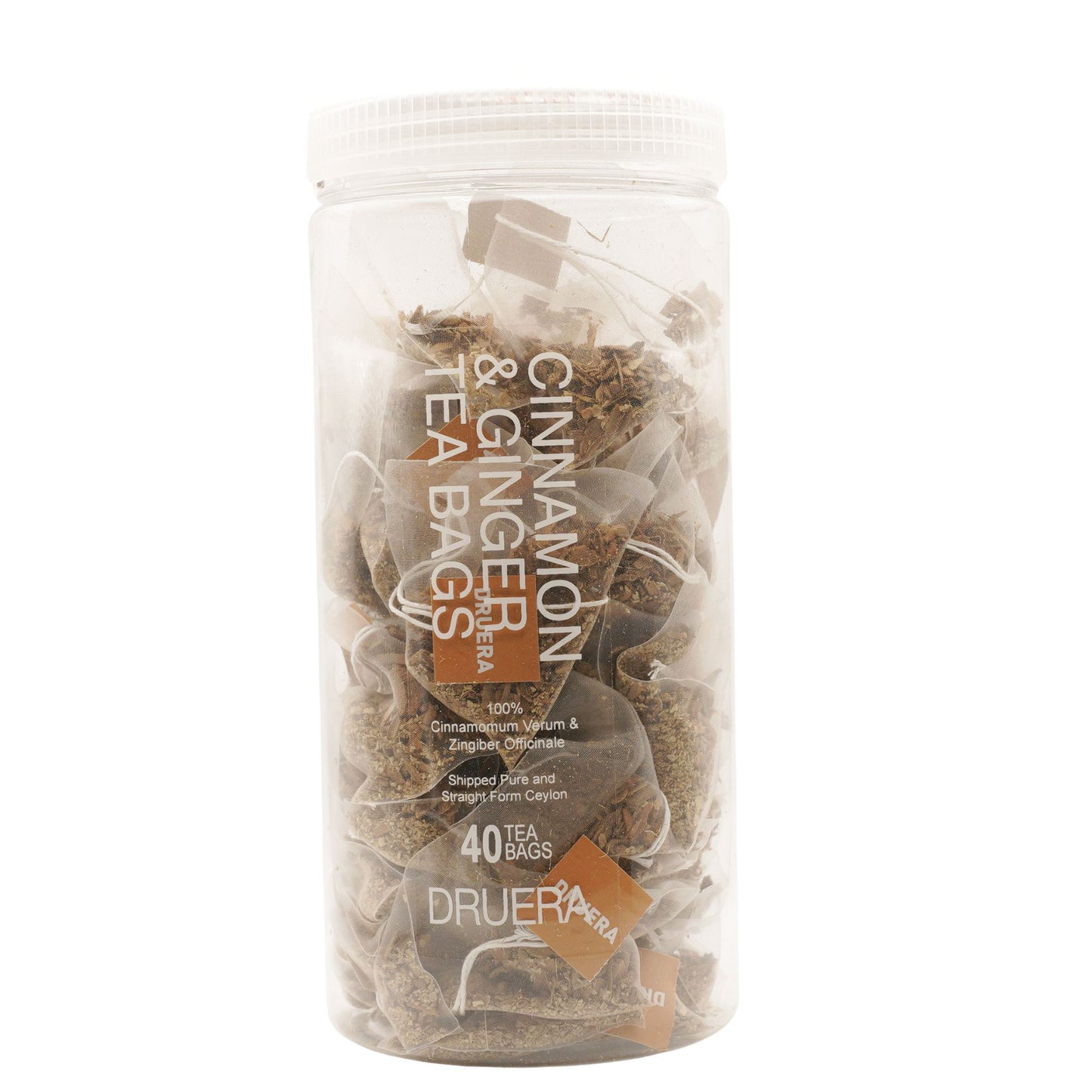 Cinnamon and Ginger Tea Bags from Ceylon