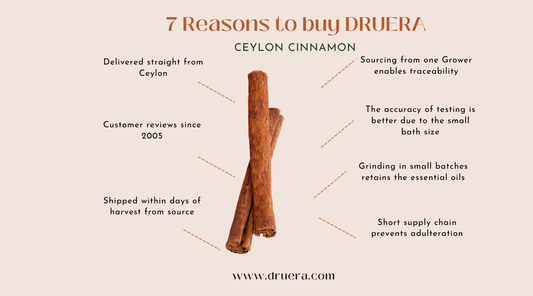 7 Reasons to buy DRUERA Ceylon Cinnamon