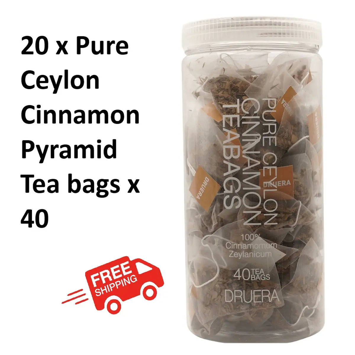 800 Pure Cinnamon Tea Bags with free shipping
