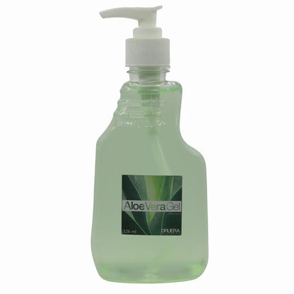 Clear tube of pure aloe vera gel for soothing hydration and natural skin care