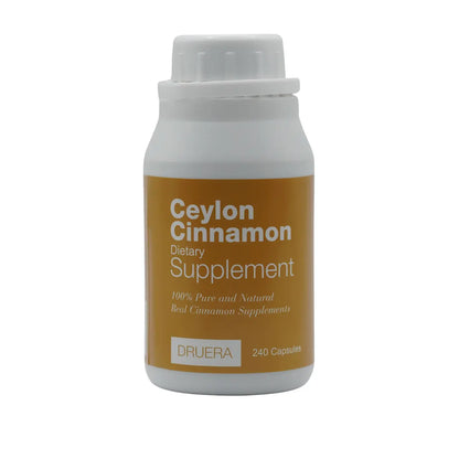 Ceylon Cinnamon Supplements 250mg x 240 veggie capsules