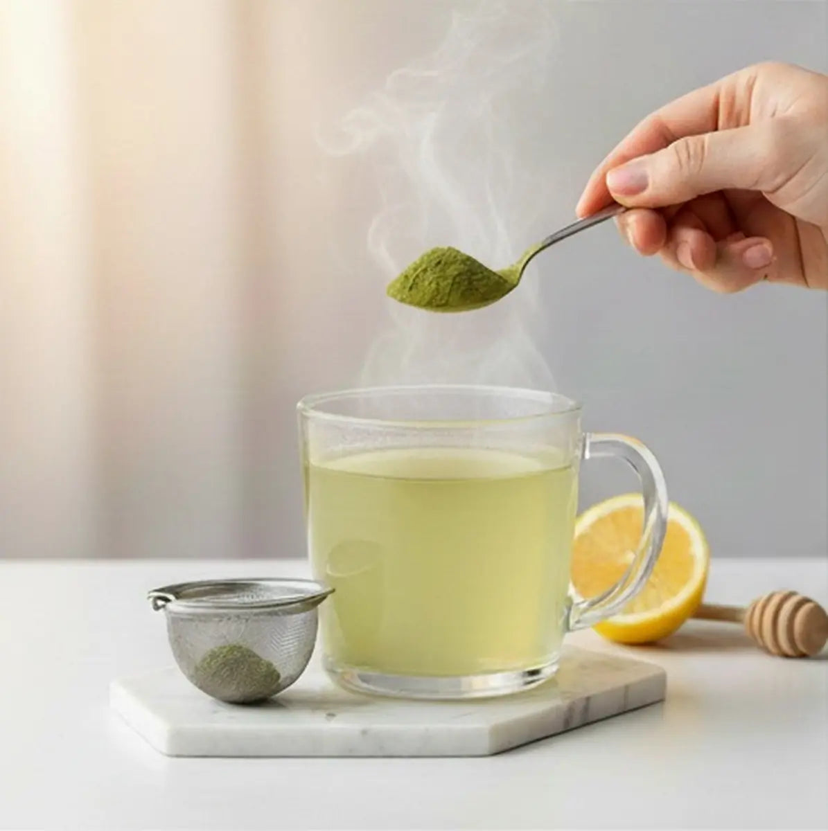 Druera Moringa Powder as a tea
