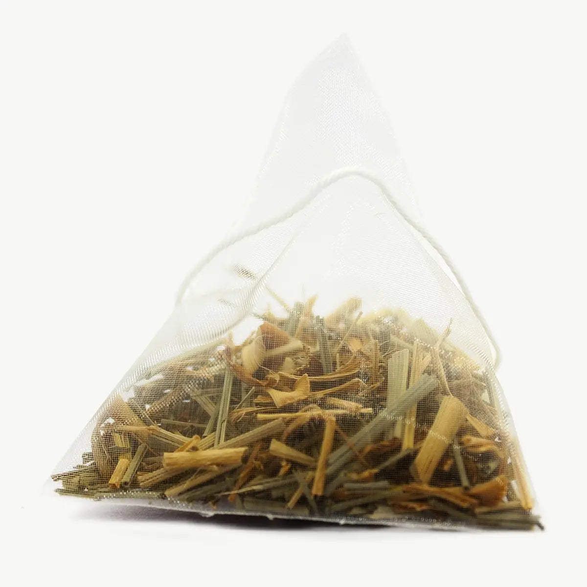 Aromatic lemongrass tea bags with citrusy herbal infusion