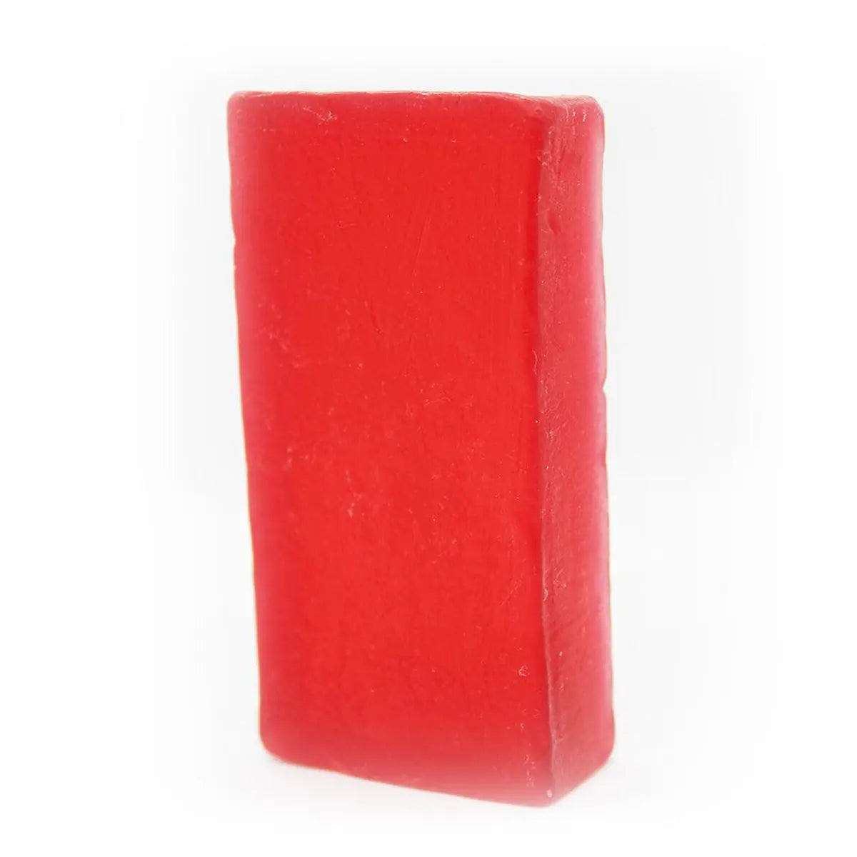 Handmade red sandalwood soap bar with warm woodsy scent and nourishing herbal blend