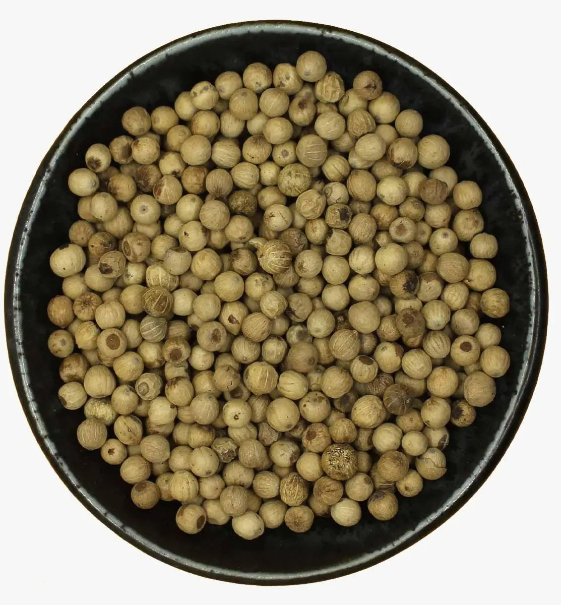 Premium white peppercorns for cooking, seasoning and aromatic spice use